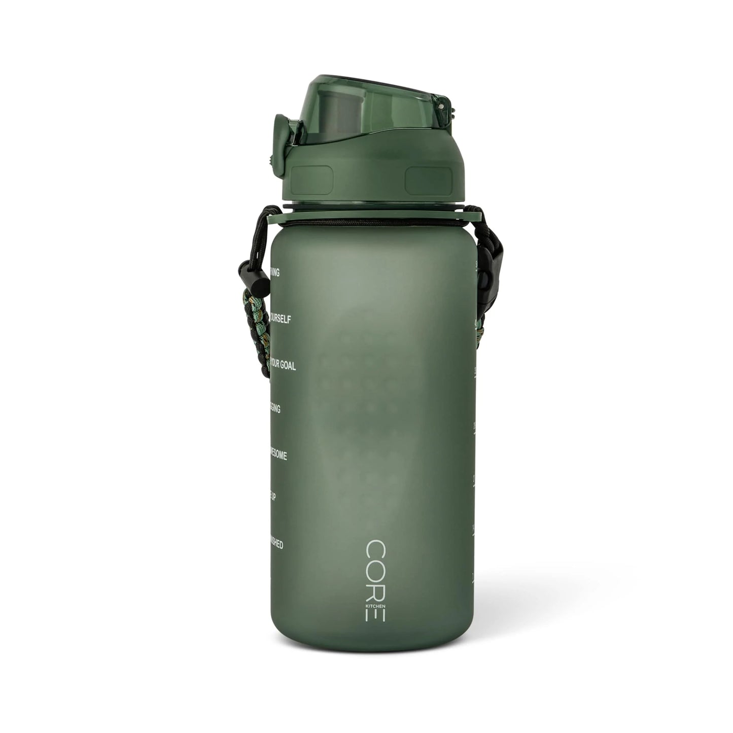 Green Combat Water Bottle 1.5l by CORE KITCHEN