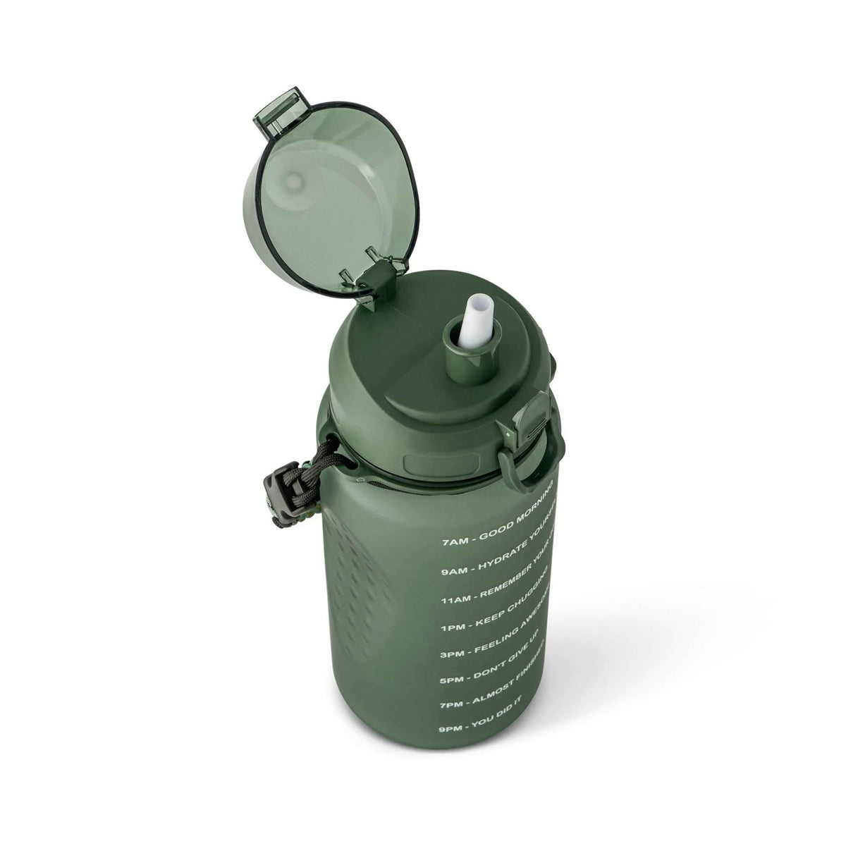 Green Combat Water Bottle 1.5l by CORE KITCHEN