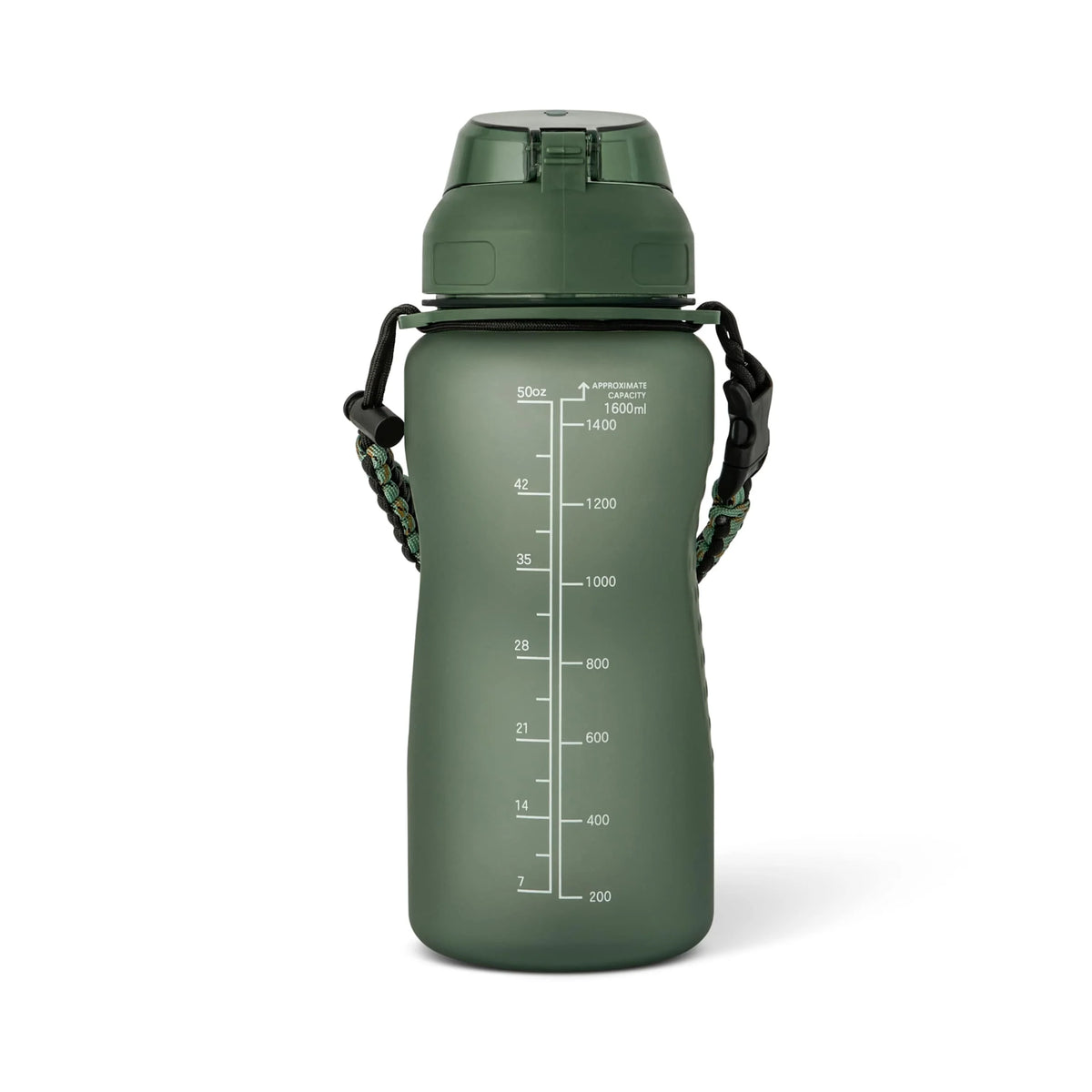 Green Combat Water Bottle 1.5l by CORE KITCHEN