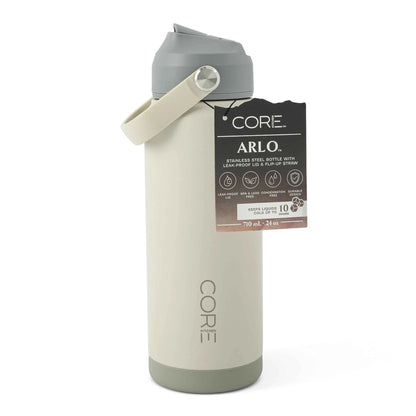 Neutral Tonal Arlo Water Bottle by CORE KITCHEN