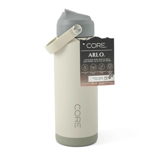 Neutral Tonal Arlo Water Bottle by CORE KITCHEN