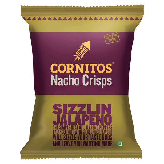 Nacho Crisps Sizzlin Jalapeno 55g by CORNITOS
