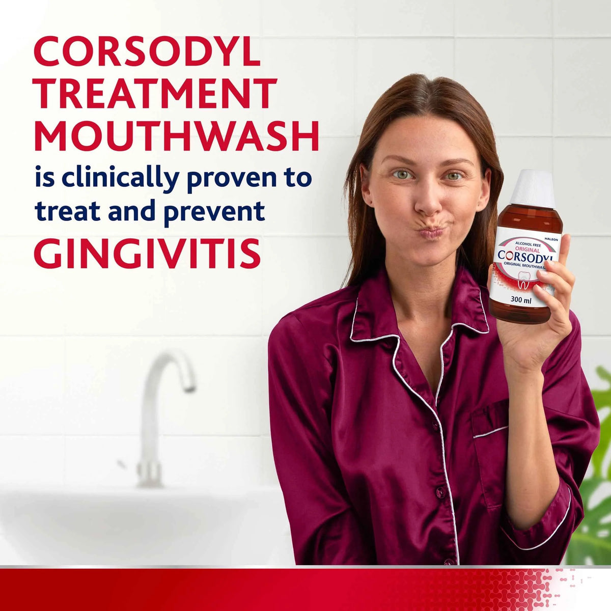 Medicated Antibacterial Mouthwash by CORSODYL