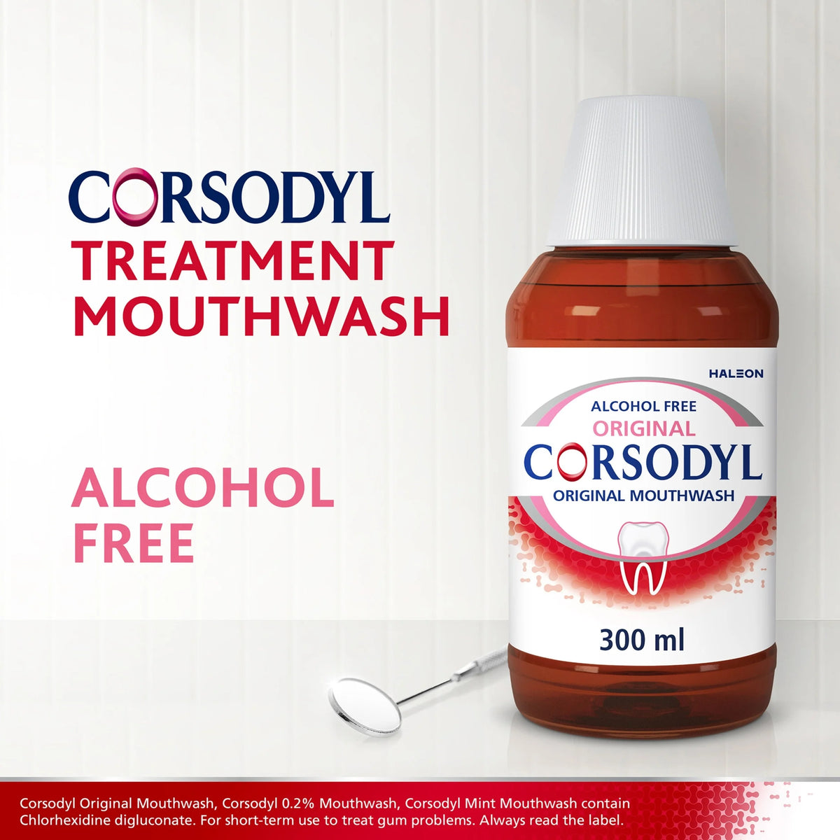 Medicated Antibacterial Mouthwash by CORSODYL