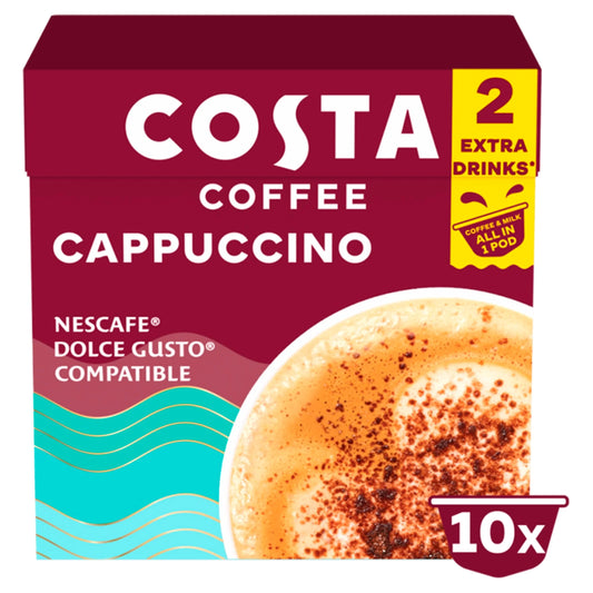 Coffee Cappuccino Pods 10 X 13g by COSTA