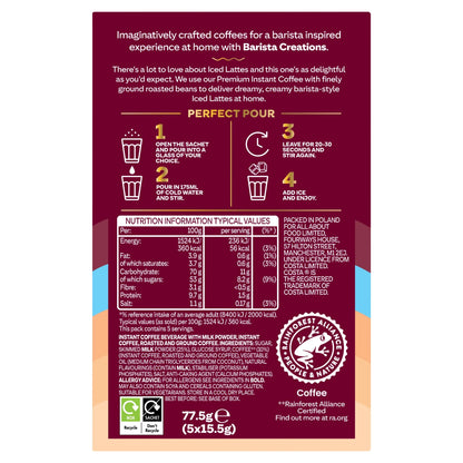 Coffee Iced Latte 5x15.5g by COSTA