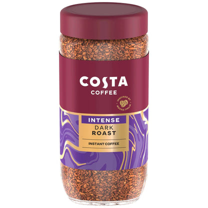 Intense Dark Blend Instant Coffee 190g by COSTA