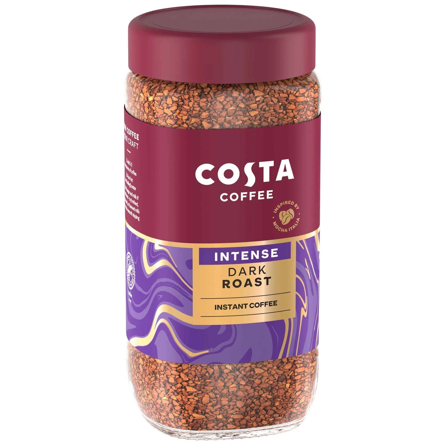 Intense Dark Blend Instant Coffee 190g by COSTA