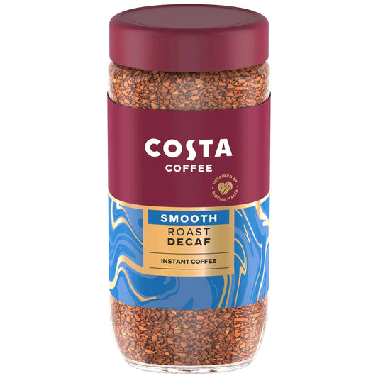 Smooth Decaf Blend Instant Coffee 190g by COSTA