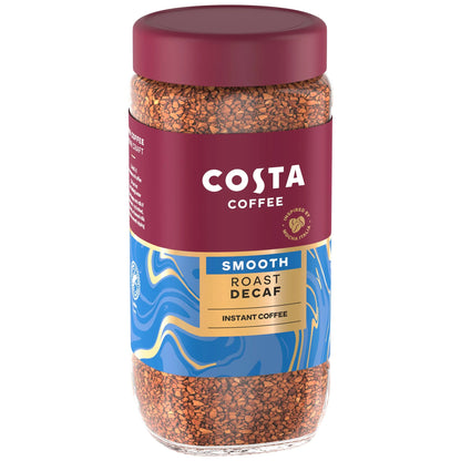 Smooth Decaf Blend Instant Coffee 190g by COSTA