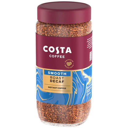 Smooth Decaf Blend Instant Coffee 190g by COSTA