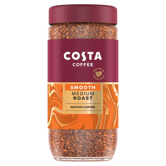 Smooth Medium Blend Instant Coffee 190g by COSTA