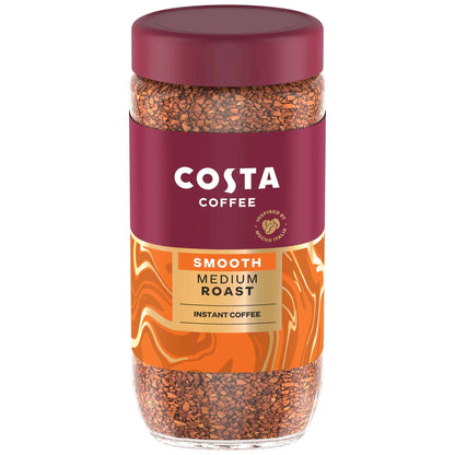 Smooth Medium Blend Instant Coffee 190g by COSTA