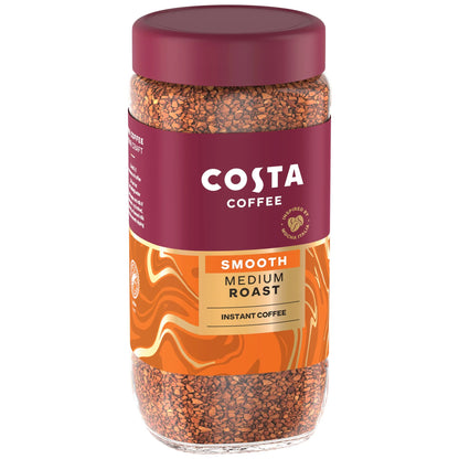 Smooth Medium Blend Instant Coffee 190g by COSTA