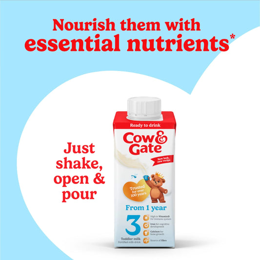 3 Toddler Milk Formula Liquid by Cow & Gate