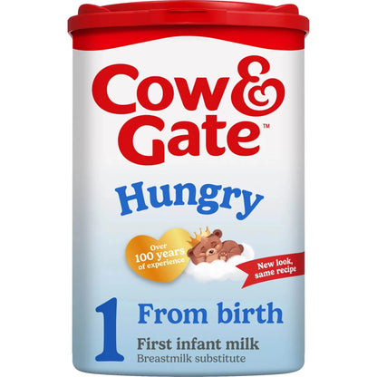 Hungry First Baby Milk Formula Powder 0-12 Months 800g by Cow & Gate