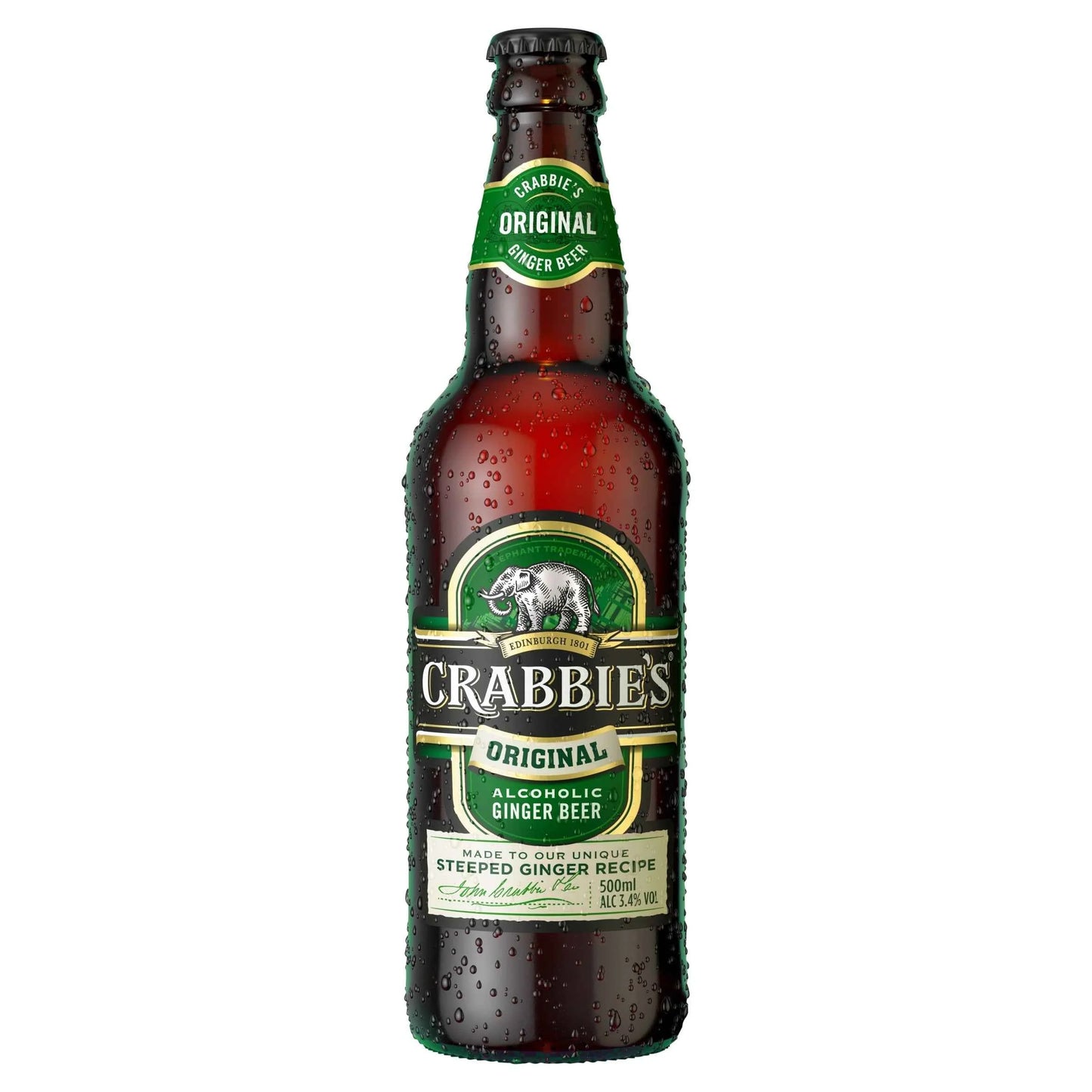 Alcoholic Ginger Beer 500ml by CRABBIES