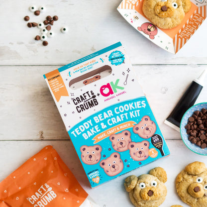 Teddy Bear Cookies Bake & Craft Kit 255g by CRAFT & CRUMB