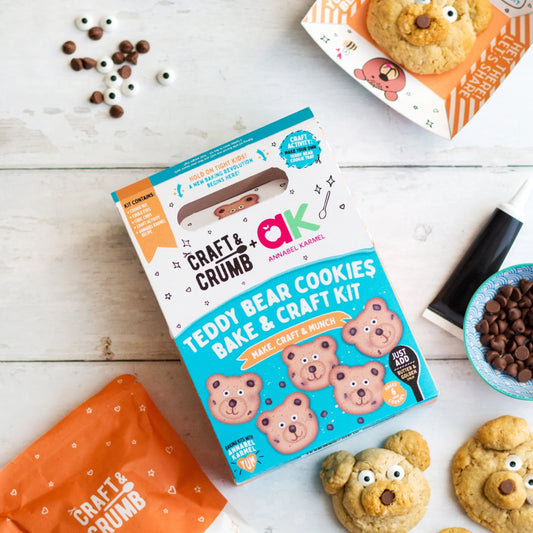 Teddy Bear Cookies Bake & Craft Kit 255g by CRAFT & CRUMB
