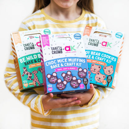 Teddy Bear Cookies Bake & Craft Kit 255g by CRAFT & CRUMB