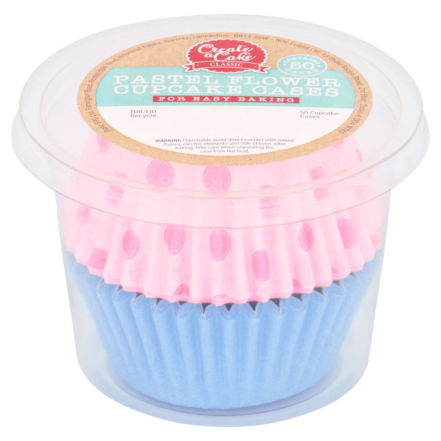 Classic Cupcake Cases 50s by CREATE A CAKE
