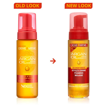 Creme Of Nature Argan Oil Foaming Mousse 207ml by Crème of Nature