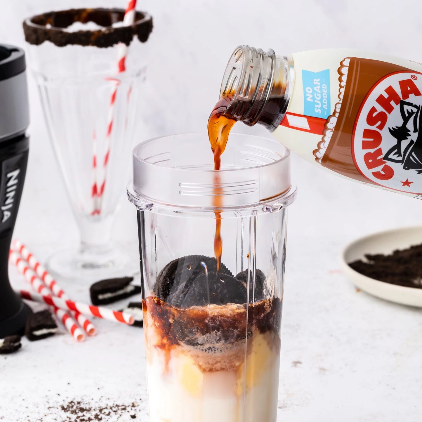 Chocolate No Added Sugar 500ml by CRUSHA
