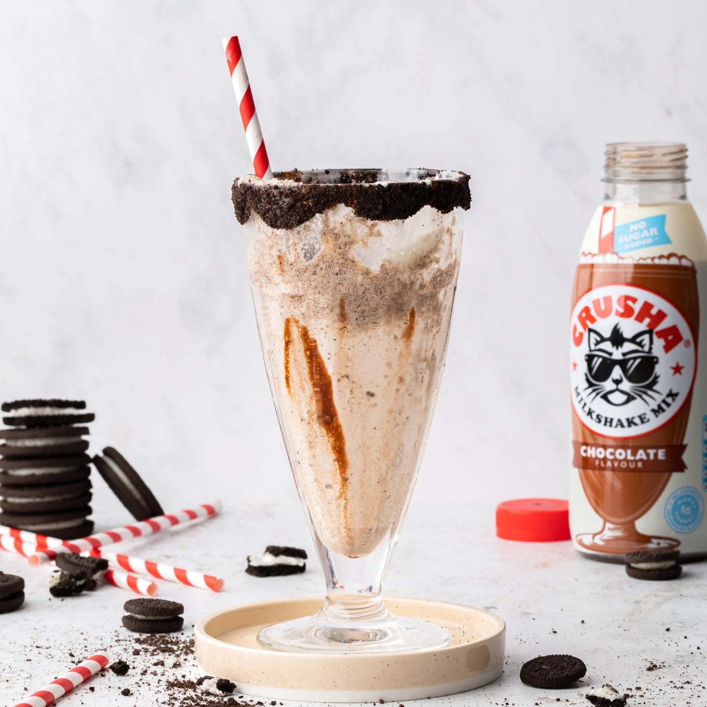 Chocolate No Added Sugar 500ml by CRUSHA