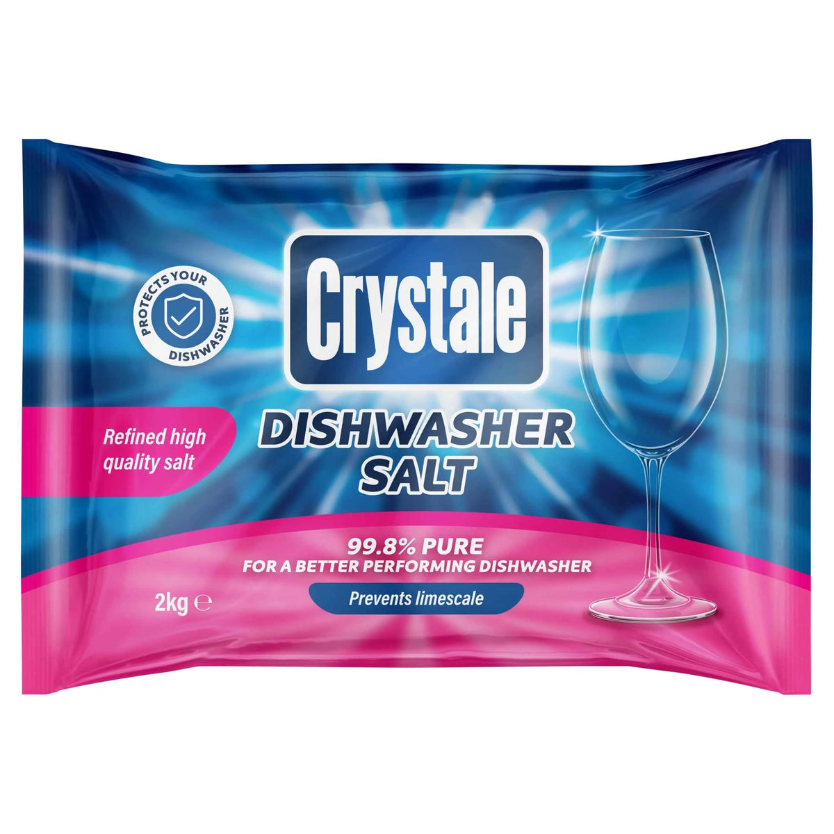 Dishwasher Salt 2kg by Crystale