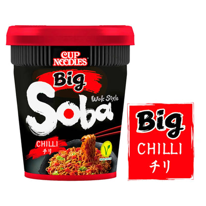 Cup Noodles Big Wok Style Soba - Chilli 115g by NISSIN