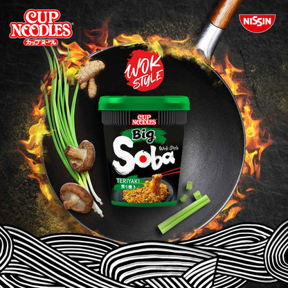 Cup Noodles Big Wok Style Soba - Chilli 115g by NISSIN