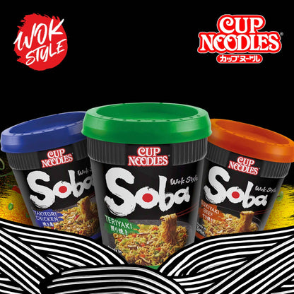 Cup Noodles Wok Style Soba Japanese Curry 90g by NISSIN