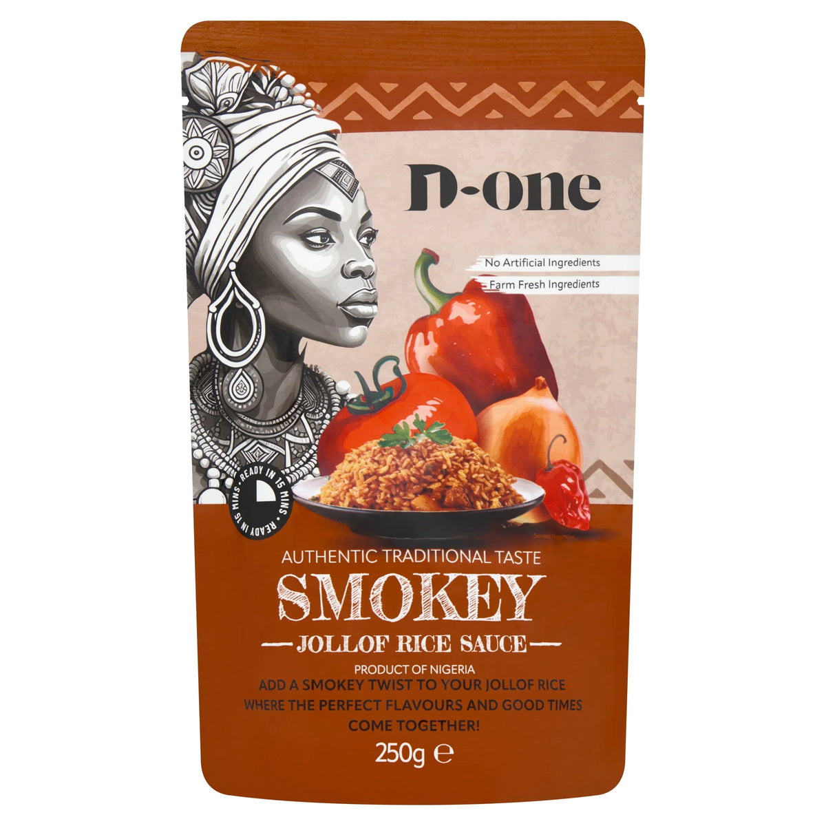Jollof Rice Sauce Smokey 250g by D-one