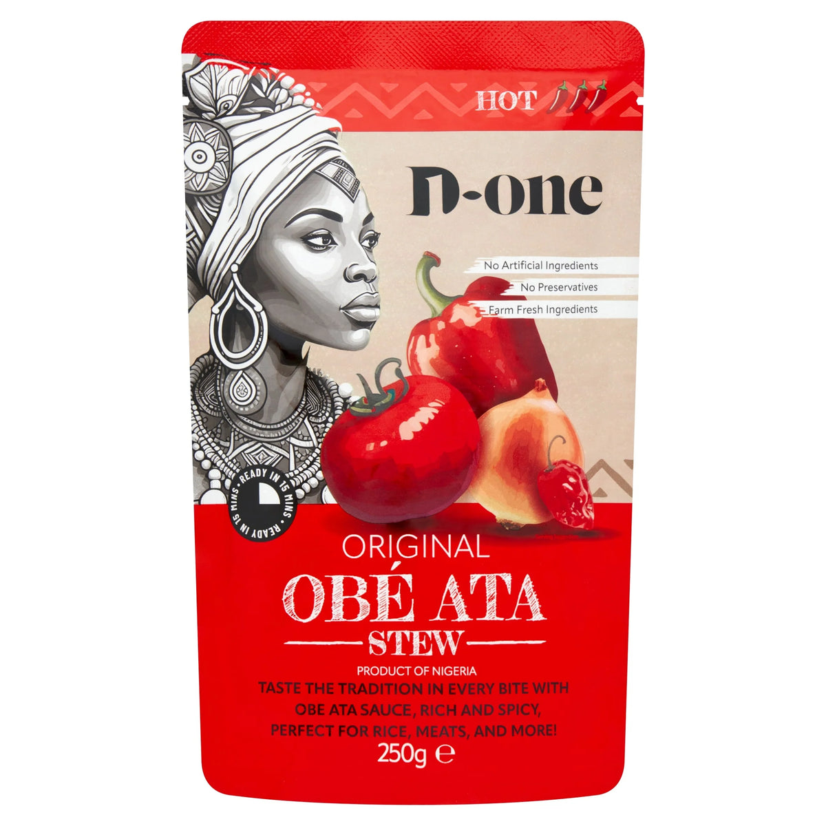 Obe Ata Stew Hot 250g by D-one