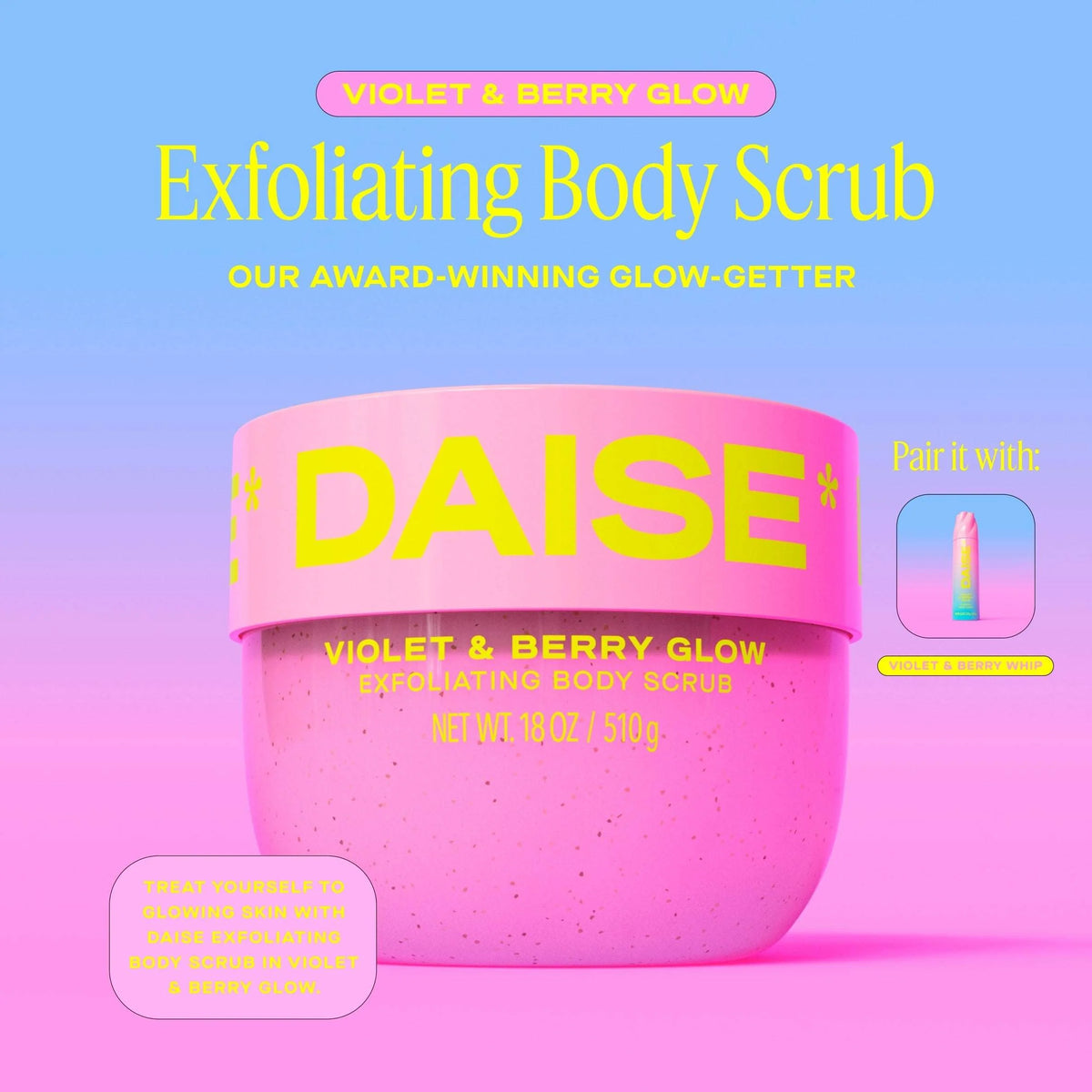 Body Scrub Bloom Violet & Berry 510 G by DAISE