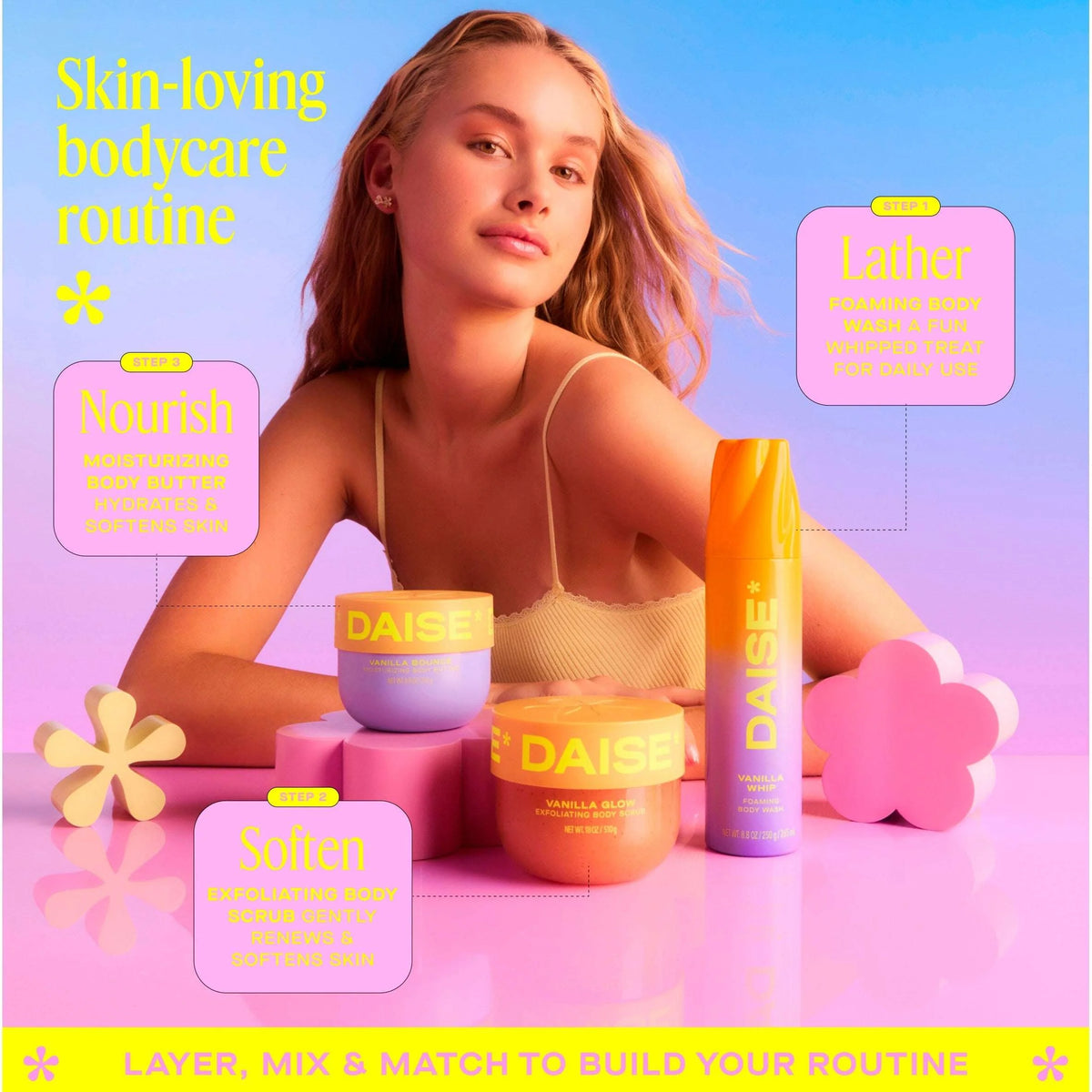 Exfoliating Body Scrub Vanilla 510g by DAISE
