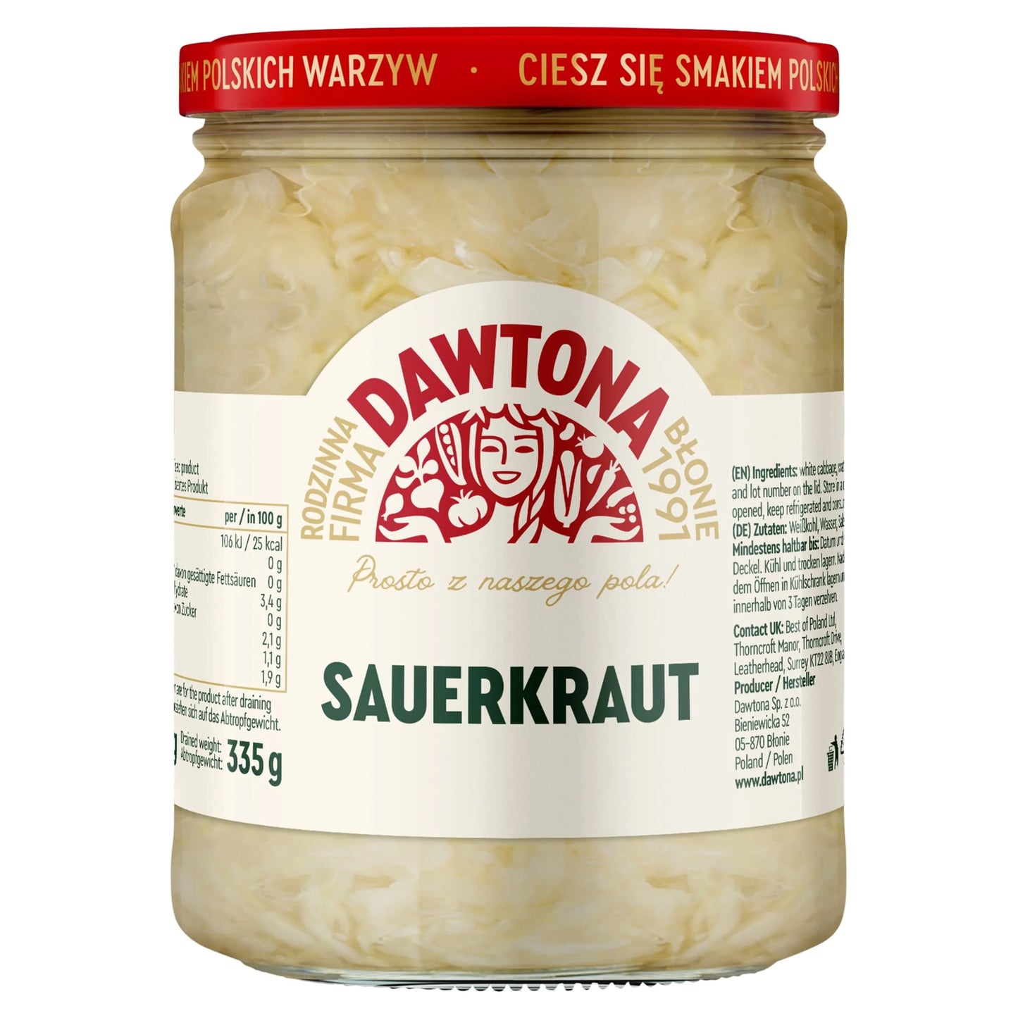 Sauerkraut 500g by DAWTONA