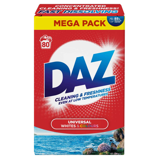 Washing Powder Whites & Colours 80 Washes by DAZ