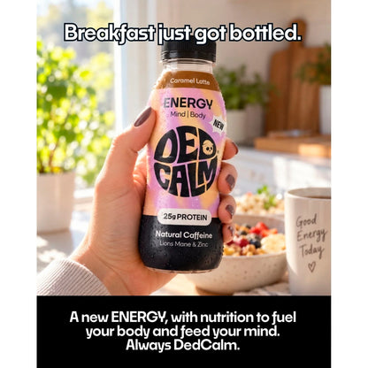 Protein Energy Drink - Caramel Latte by DEDCALM at The British Vault