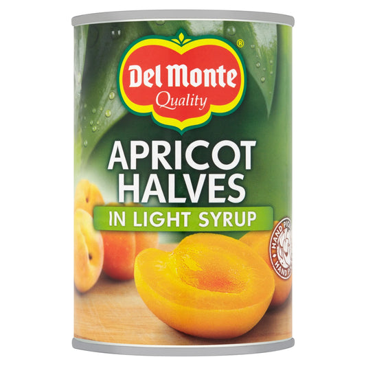 Apricot Halves In Syrup 410g by DEL MONTE