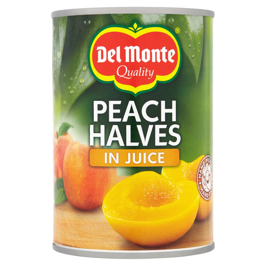 Peach Halves In Juice 415g by DEL MONTE