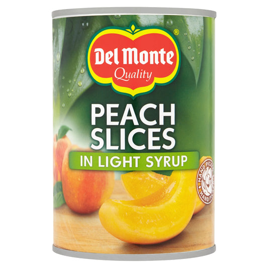 Peach Slices Light Syrup 420g by DEL MONTE