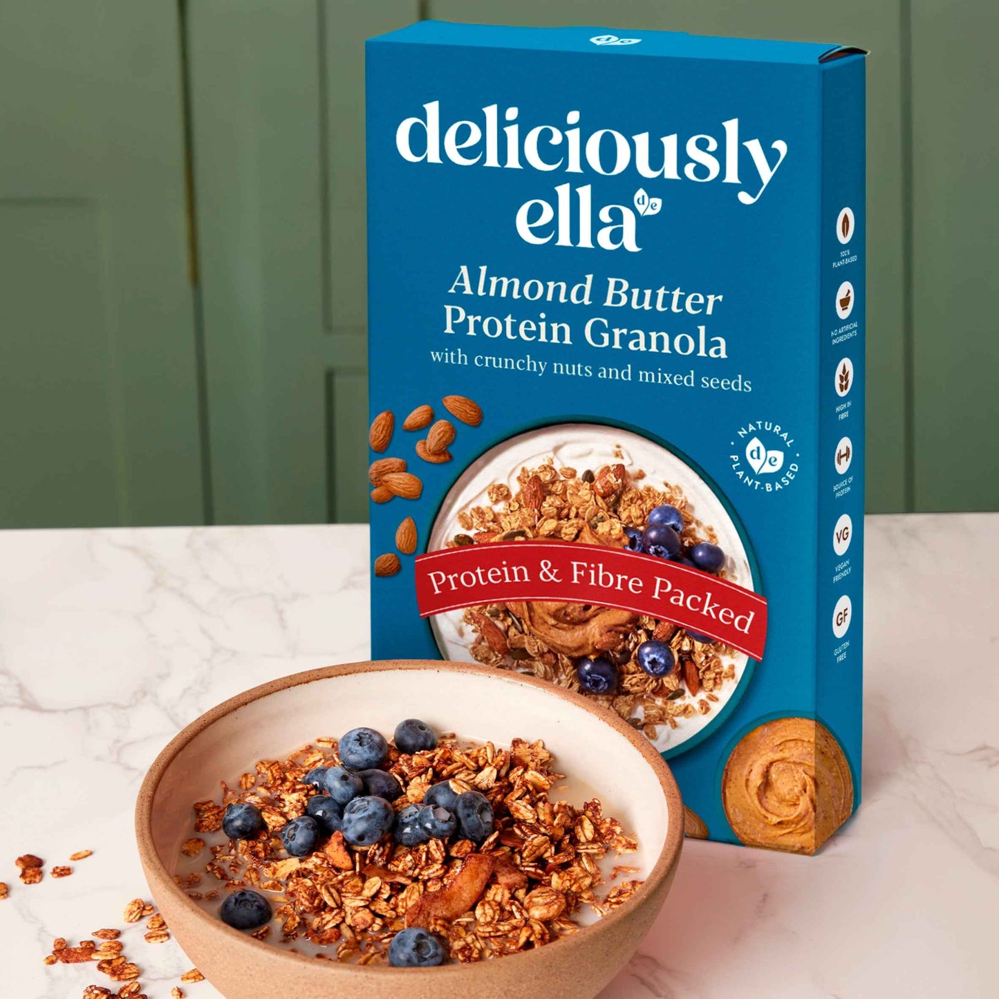 Almond Butter Protein by DELICIOUSLY ELLA