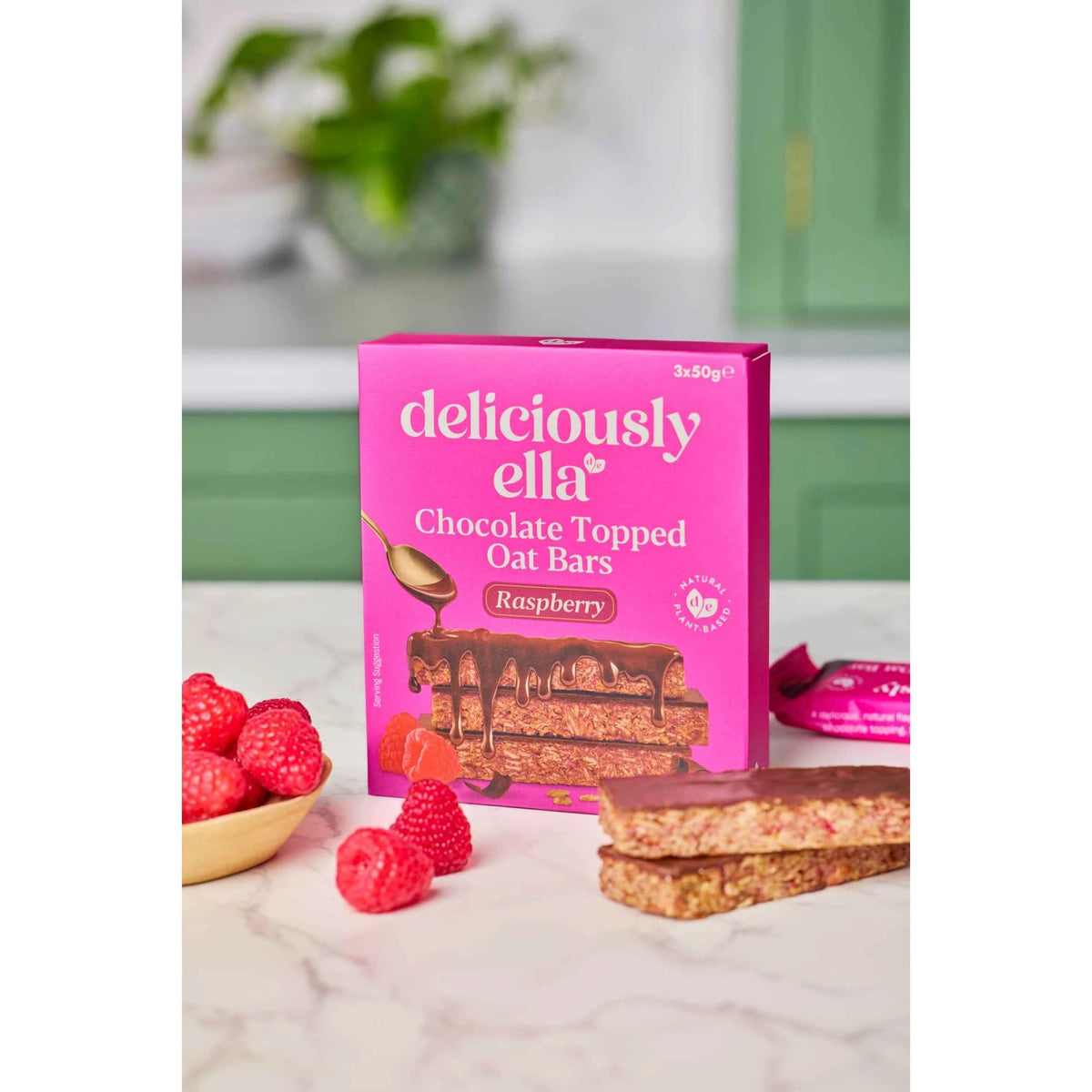 Chocolate Topped Raspberry by DELICIOUSLY ELLA