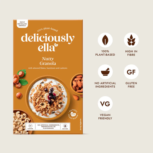Nutty Granola 380g by DELICIOUSLY ELLA