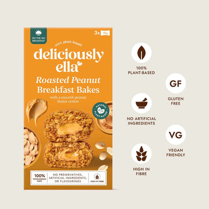 Roasted Peanut Breakfast by DELICIOUSLY ELLA