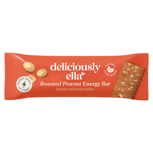 Roasted Peanut Energy Bar 40g by DELICIOUSLY ELLA