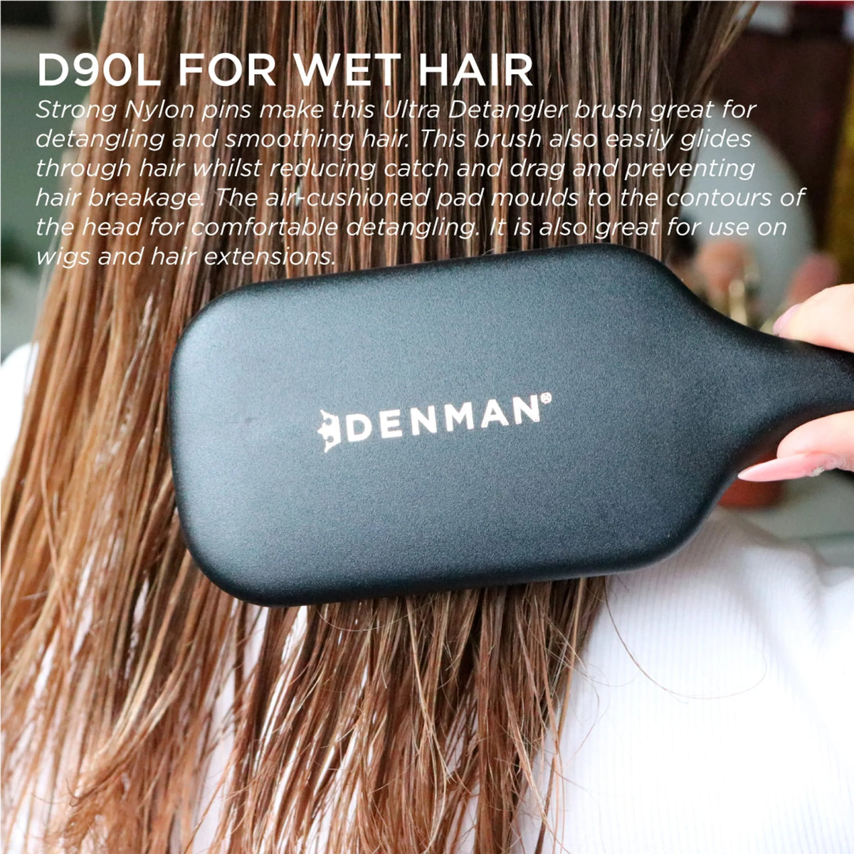 D90l Tangle Tamer Hairbrush by DENMAN