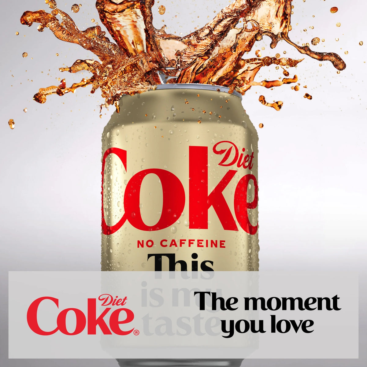 Diet Coke Caffeine Free 8x330ml by Coca-Cola