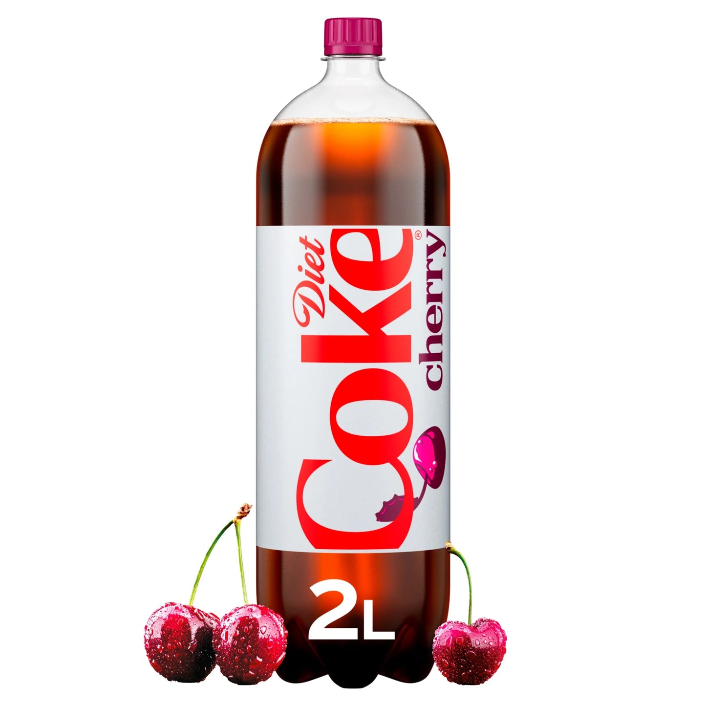 Cherry Soft Drink Bottle 2l by DIET COKE